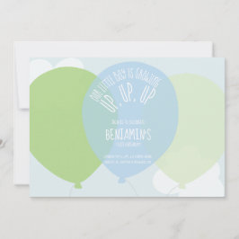 Convites Festa do Balão de Aniversário do Primeiro Rapaz Ve