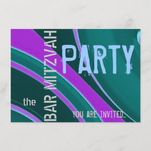 Convites Festa do Bar de celebração Mitzvah