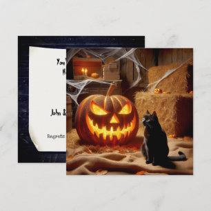 Convites Festa do Barn Halloween