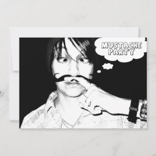 Convites festa do bigode : bigode
