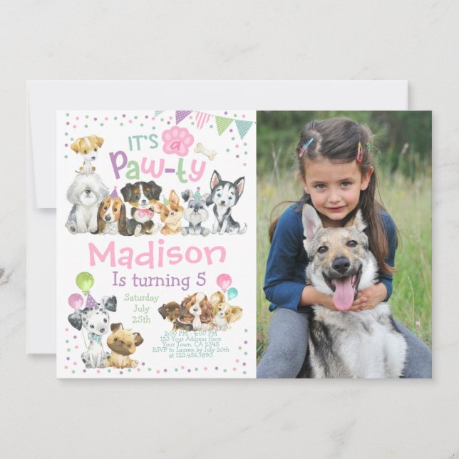 Convites Festa do Cachorrinho (Frente)