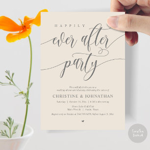 Convites Festa do Casamento Feliz para Sempre Jantar Dançan