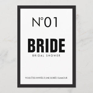 Convites Festa do CHÁ DE PANELA do Tema PARIS Preto e Branc