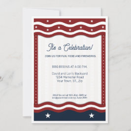 Convites Festa do churrasco 4 de julho