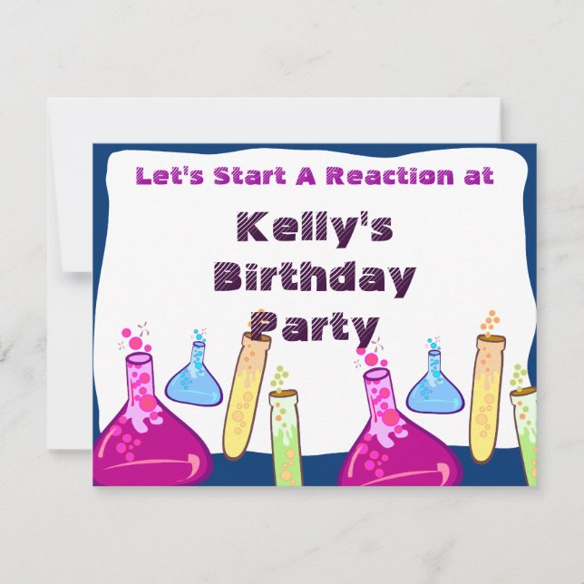 Convites Festa do Conjunto de Química (Frente)