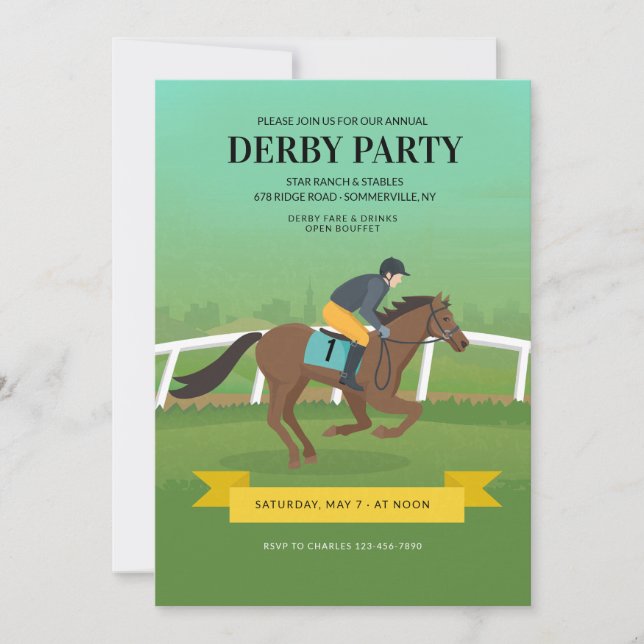 Convites Festa do Derby (Frente)