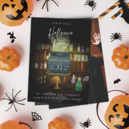 Convites Festa do Dia das Bruxas de Culdron Brewing