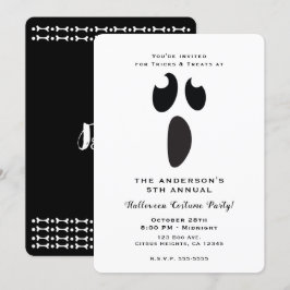 Convites Festa do Dia das Bruxas do Fantasma Tratamento ou 