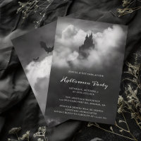 Festa do Dia das Bruxas Gothic Black Castle Spooky