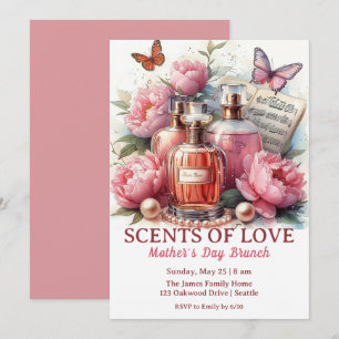 Convites Festa do Dia das Mães - Perfumes do Amor