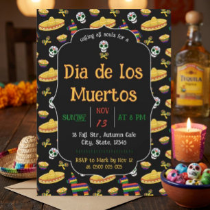 Convites Festa do Dia de los Muertos Dia dos Mortos