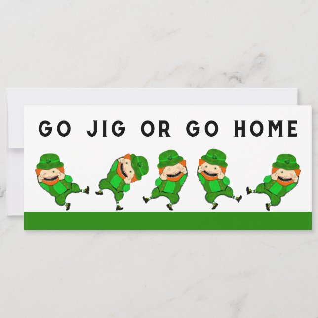 Convites Festa do Dia de Patrick (Frente)