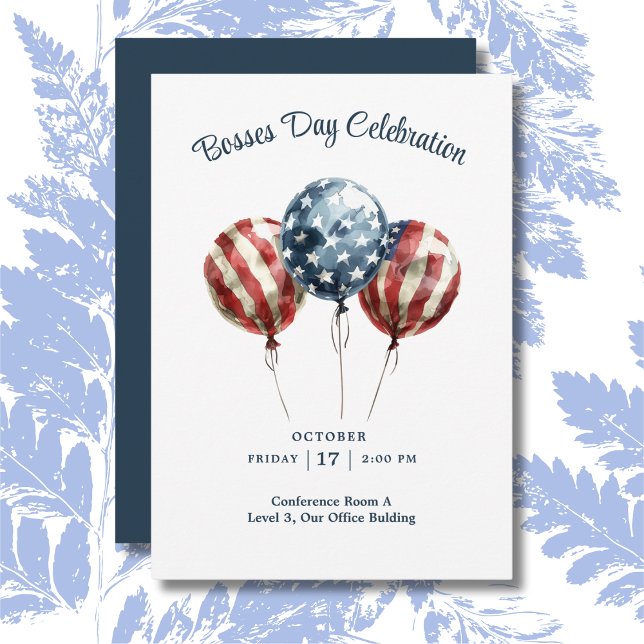 Convites Festa do Dia dos Chefes Elegantes (Criador carregado)