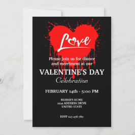 CONVITES FESTA DO DIA DOS NAMORADOS COM AMOR CORAÇÃO VERMEL