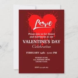 CONVITES FESTA DO DIA DOS NAMORADOS COM AMOR CORAÇÃO VERMEL