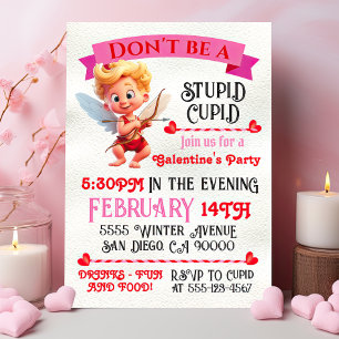 Convites Festa do Dia dos Namorados e da Galentine do Cupid