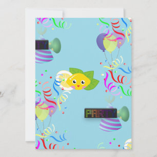 Convites festa do limão