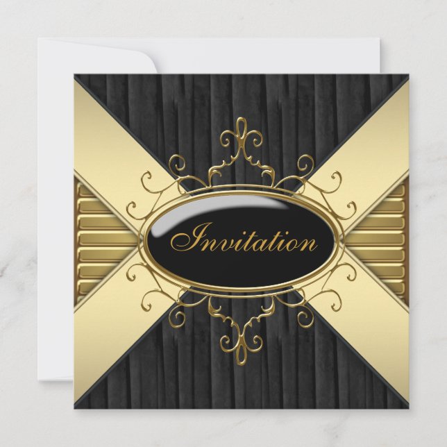 Convites Festa do Ouro Negro (Frente)