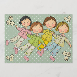 Convites Festa do Pajama/Dormir ao Longo do Tempo - SRF