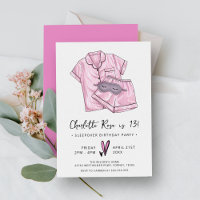 Festa do Partido Pajama Trendy Sleepover Pink 13 B