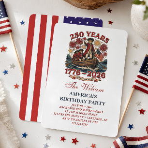Convites Festa dos 250 Anos da América