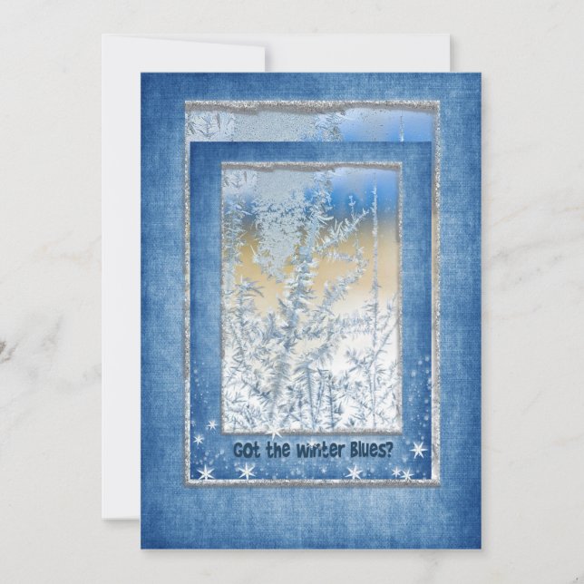 Convites Festa dos Blues de inverno (Frente)