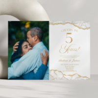 Festa Dourada Branca de 5 de Casamento de Casament