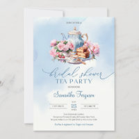 Festa Elegante de chá de rosas rosa-macia