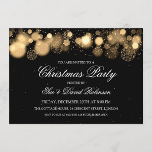 Convites Festa Elegante de Natal Maravilha de inverno Doura