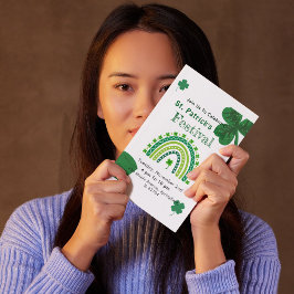 Convites Festa Elegante do Dia de São Patrício