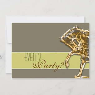 Convites festa elegante dos cavalos