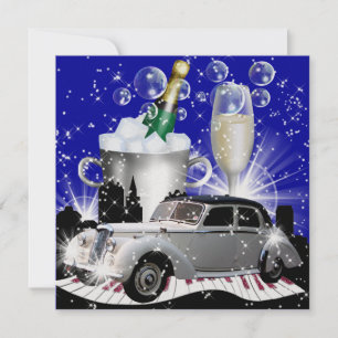 Convites Festa em luzes brilhantes de estilo - SRF