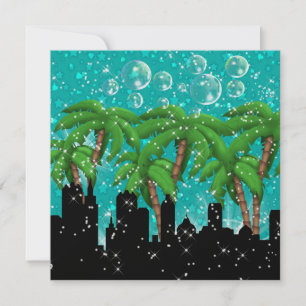 Convites Festa em luzes brilhantes de estilo - SRF