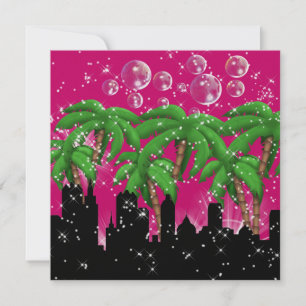 Convites Festa em luzes brilhantes de estilo - SRF