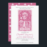 Convites Festa Engraçada aniversário de 40 anos Gótica Taro<br><div class="desc">Um convite aniversário de 40 anos no estilo de um cartão tarot,  com esqueleto,  cupcake de aniversário e vela,  com a frase: quarenta e diversão para sempre,  uma história tarta de bolo,  caos,  e para sempre. Uma vibração oculta gótica engraçada. Disponível no impressão,  como download digital ou ambos!</div>