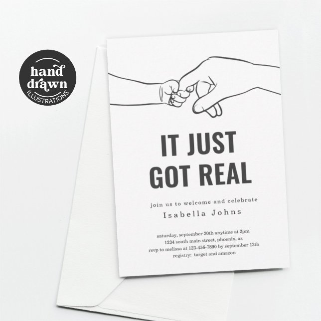 Convites Festa Engraçada de Boas-vindas, Sip e Veja (Criador carregado)