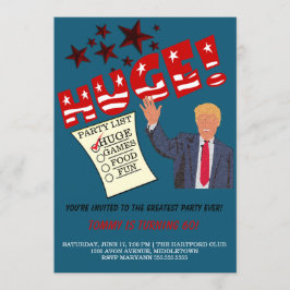 Convites Festa Enorme de Trump Maior que Já Houve Celebre F