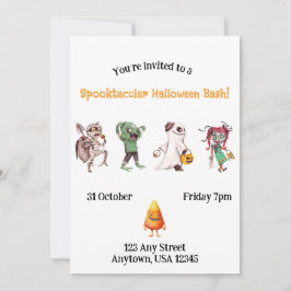 Convites Festa Espetacular de Halloween