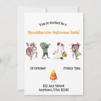 Convites Festa Espetacular de Halloween