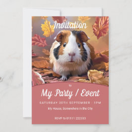 Convites Festa/Evento de Folga de outono na Guiné