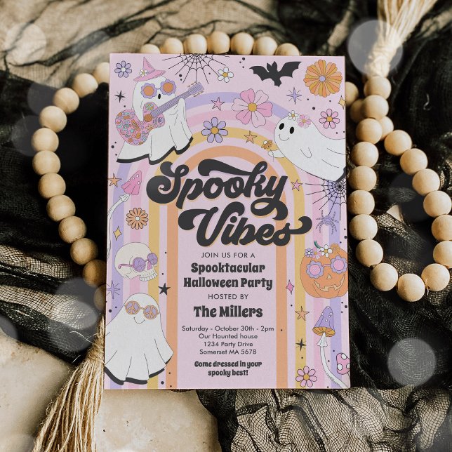 Convites Festa Fantasma do Fantasma do Dia das Bruxas Spook (Criador carregado)