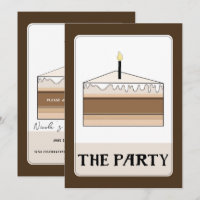 FESTA Fatia de Bolo de Aniversário Estilo Tarot