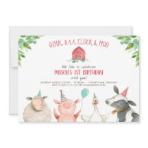 Festa Fazenda de animais do Red Boy MacDonald Barn