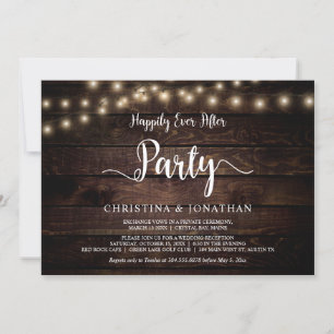 Convites Festa Feliz para Sempre, Casamento com Luzes de Co