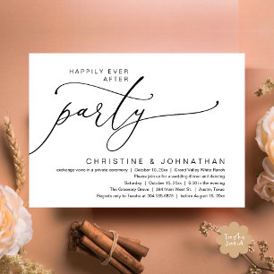 Convites Festa Felizes para Sempre, Jantar de Casamento com