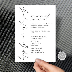 Convites Festa Felizes para Sempre, Jantar de Casamento Int