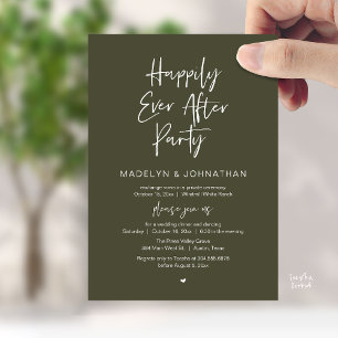 Convites Festa Felizes para Sempre, Jantar de Casamento Mod