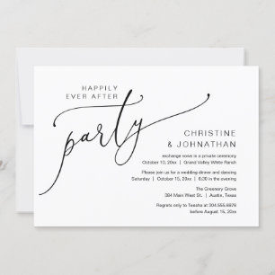 Convites Festa Felizes para Sempre, Jantar de Fuga Romântic