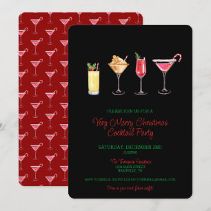 Convites Festa Festiva do Cocktail Natal
