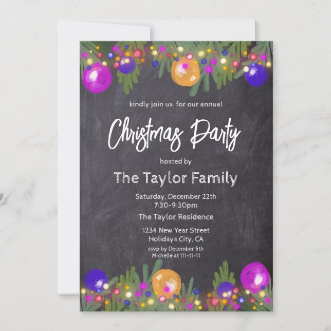 Convites Festa Festiva Festiva De Janto De Férrimas De Nata (Frente)